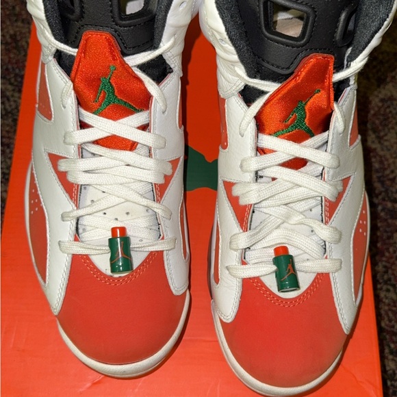 Jordan retro 6 white Gatorade size 9.5 - Picture 1 of 3